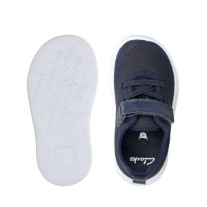 Clarks - Ath Flux Toddler Navy Textile Clarks - Ath Flux Toddler Navy Textile